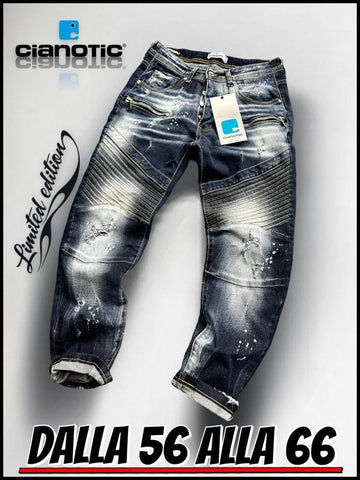 Cianotic jeans uomo biker max
