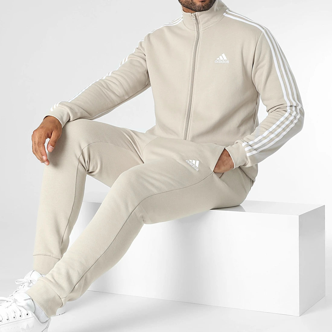 Adidas clearance tuta beige