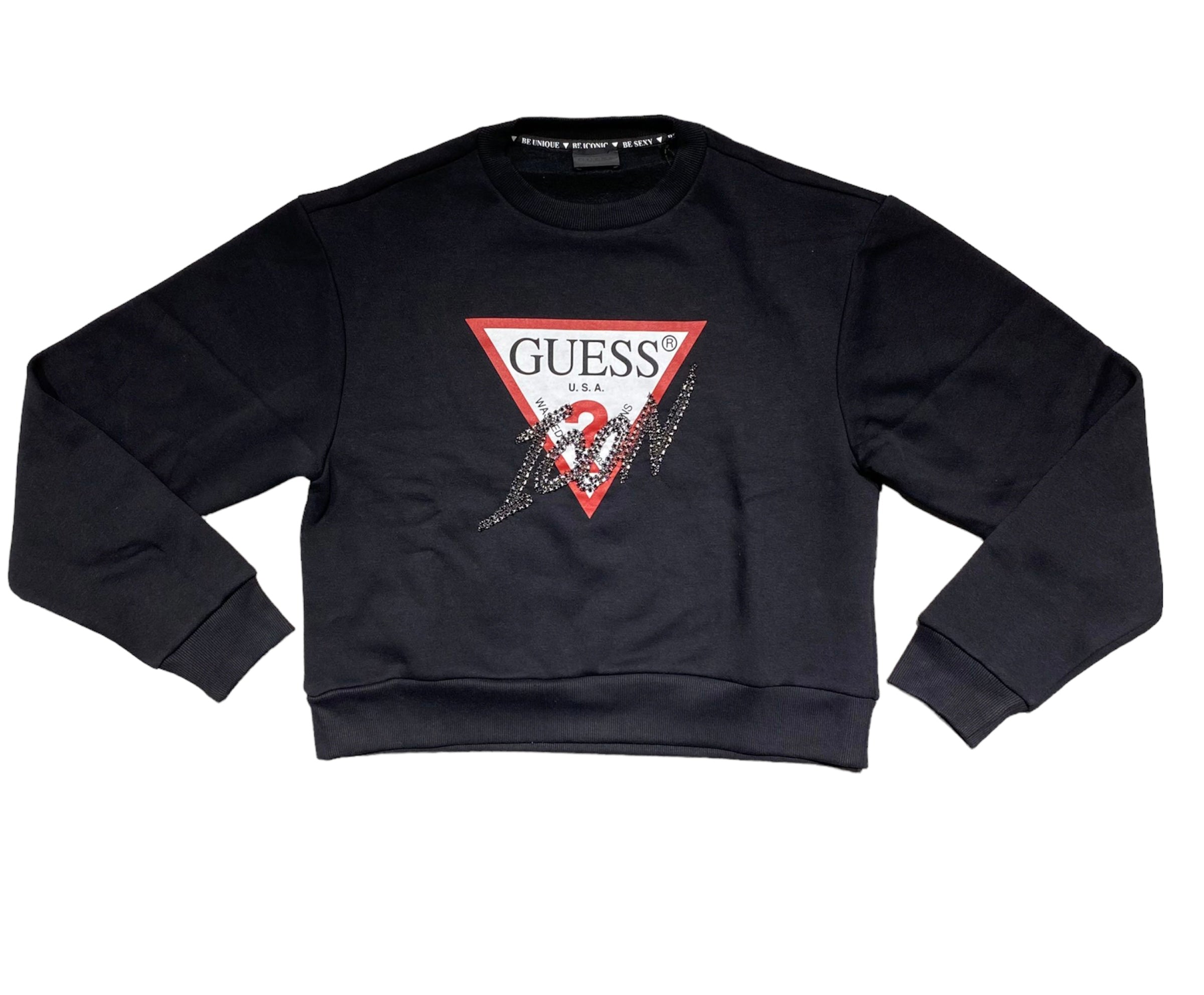 Guess felpa donna w2bq18kb683 jblk