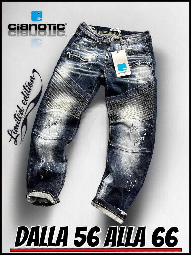 Cianotic jeans uomo biker max