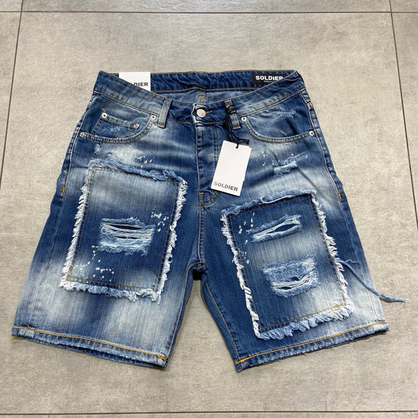 Soldier bermuda jeans enzom 074b