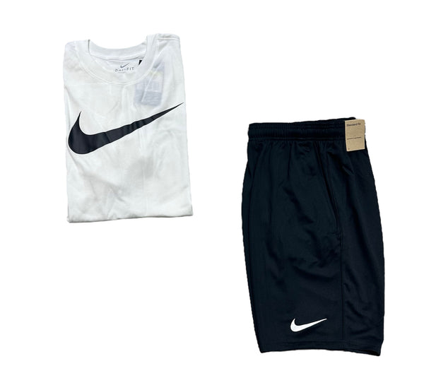 Nike completo uomo t-shirt e shorts cw6936 100