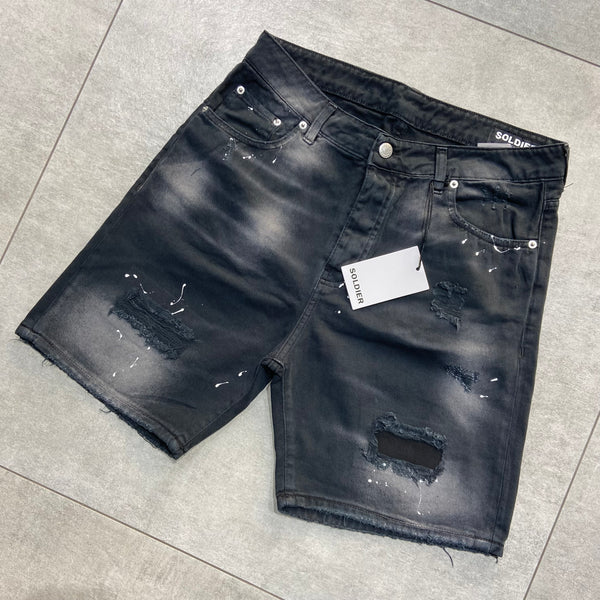 Soldier bermuda jeans enzom drill