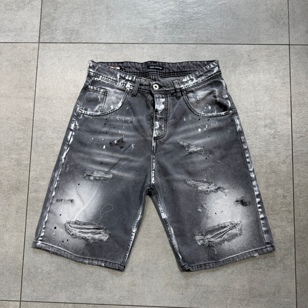 Paris couture bermuda jeans grigio th2