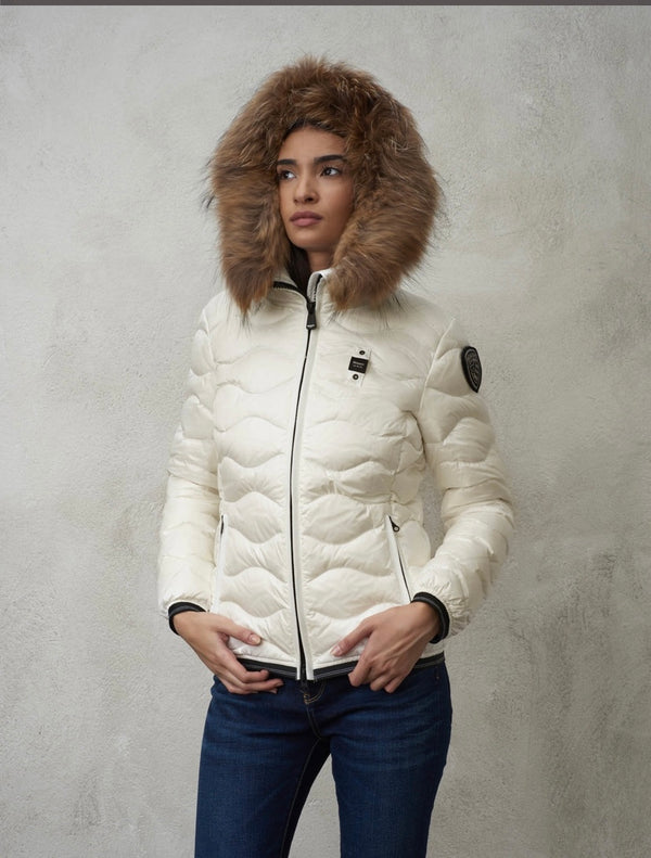 Blauer giubbino donna 23wbldc03093 102
