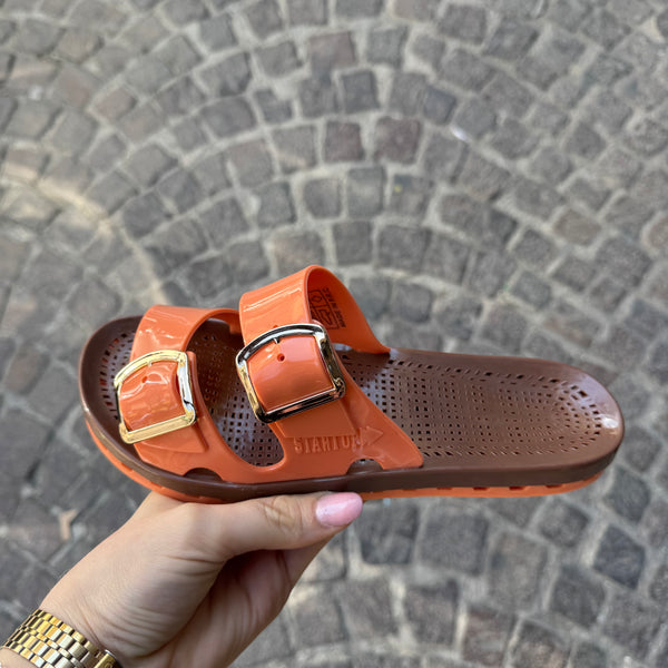 Startup ciabatte (6) orange/brown