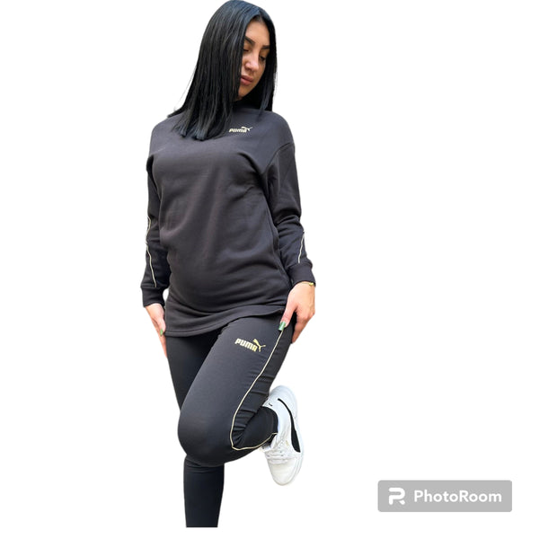 Puma donna felpone e leggins 680023 01