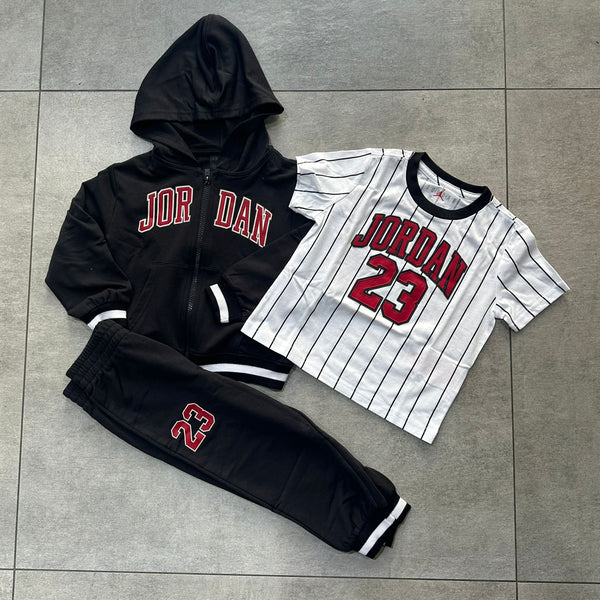Nikje air jordan completo 3 pezzi tuta e t-shirt 85f275 023