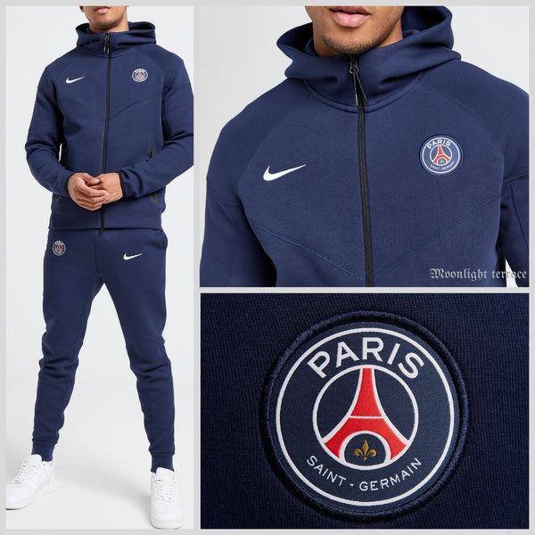 Nike tuta uomo psg tech fz7224 410