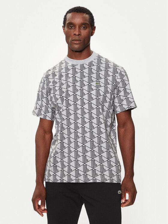 Lacoste t-shirt monogram unisex th2831 80p
