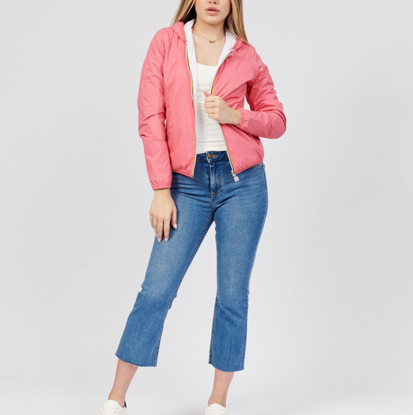 KWay giacca a vento donna double k111nlw alg