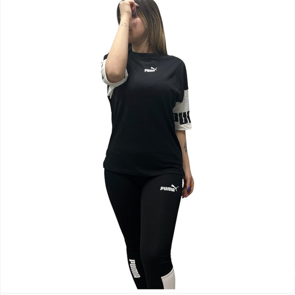 Puma completo donna maxi shirt e leggins 847123 01