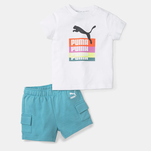 Puma completo bambina t-shirt e short 533912 02