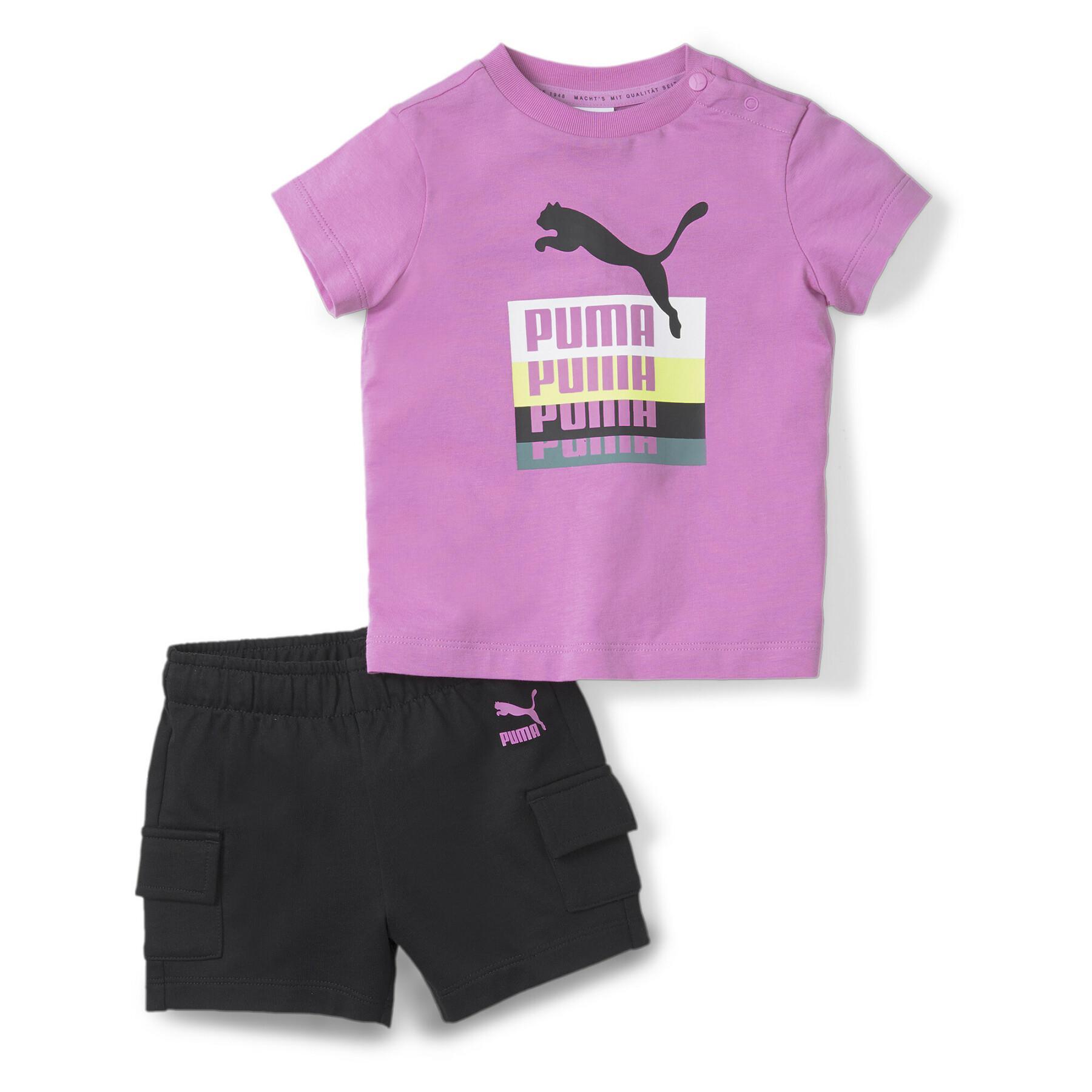 Puma completo bambina t-shirt e short 533912 15