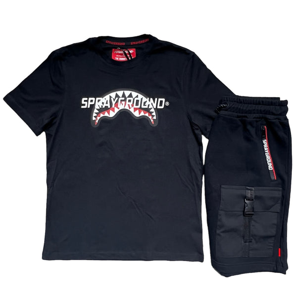 Sprayground completo uomo t-shirt e bermuda 21pesp005